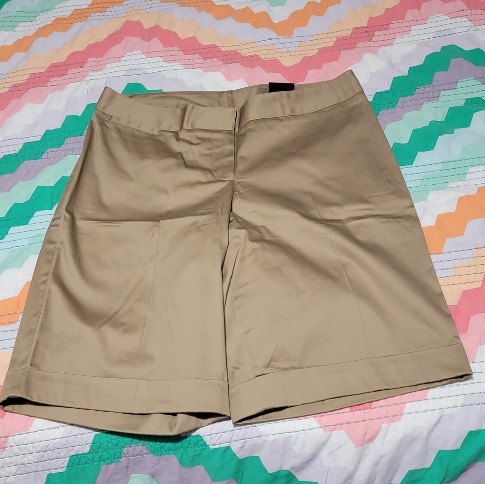 Lane Bryant tan shorts 14